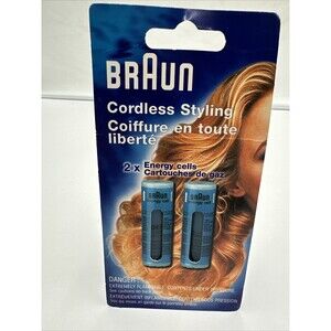 Braun Cordless Styling 2x CT Energy Cell 25ml Butane Refills Type 4542 New Rare